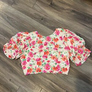 Versona multicolored crop top, size x-large